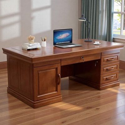 Executive Oak Desk